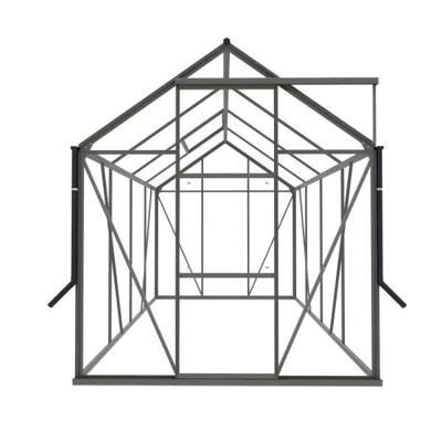 Royal Well | Kate II Full Options Tuinkas | Veiligheidsglas 3 mm | Groengrijs