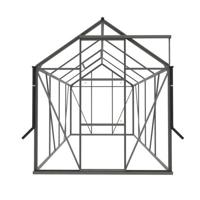 Royal Well | Kate II Full Options Tuinkas | Veiligheidsglas 3 mm | Groengrijs - thumbnail