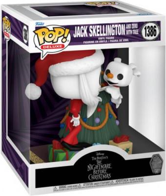 The Nightmare Before Christmas 30th Anniversary Funko Pop Deluxe Vinyl: Jack and Zero With Tree The Nightmare Before Christmas 30th Anniversary Funko Pop Deluxe Vinyl: Jack and Zero With Tree