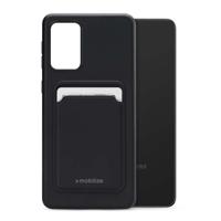 Mobilize Rubber Gelly Card Case Samsung Galaxy A33 5G Matt Black - thumbnail