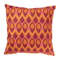 Kussen velvet wieber - roze/oranje - 45x45 cm - thumbnail