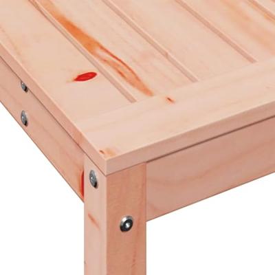 VidaXL Oppottafel met schap 108x35x75 cm massief douglashout - thumbnail