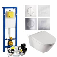 Xs Toiletset 04 Aqua Splash Metro Met Bril En Drukplaat Wisa - thumbnail