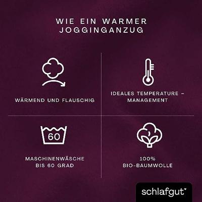 Schlafgut Schlafgut Soft Contact Jersey Flanel Hoeslaken S - 90x190 - 100x200 542 Purple Deep