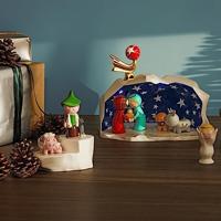 Alessi Happy Eternity Baby Stella Cometa Kerstster porselein - thumbnail