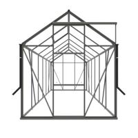 Royal Well | Kate IV Full Options Tuinkas | Veiligheidsglas 3 mm | Groengrijs - thumbnail