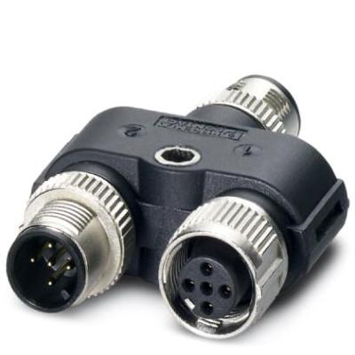 Phoenix Contact 1438079 Sensor/actuator verdeler en adapter M12 Aantal polen (sensoren): 5 Adapter, Y-vorm 5 stuk(s) Phoenix Contact 1438079 Sensor/actuator verdeler en adapter M12 Aantal polen (sensoren): 5 Adapter, Y-vorm 5 stuk(s)