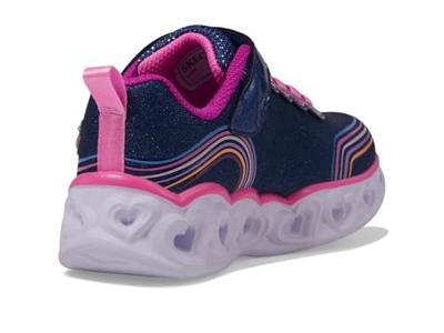 Lichtgevende kindersneakers Heart Lights - Retro Hearts 302689L - SKECHERS® marineblauw