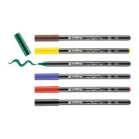 Edding porselein-penseelstift e-4200 set van 6 - thumbnail