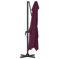 VidaXL Parasol bordeaux rood 351 x 250 x 260 cm polyester en aluminium - thumbnail