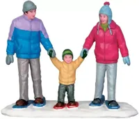 Kerstfiguur Snowshoe family LEMAX - Lemax - thumbnail