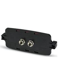 Phoenix Contact ECS-P-122X169-S-UV1-2M12 2230010 Frontplaat (l x b x h) 62 x 163 x 30 mm PC Zwart 5 stuk(s) - thumbnail