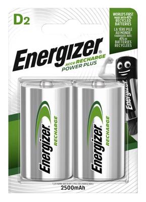 Batterij oplaadbaar energizer 2x d | 6 stuks