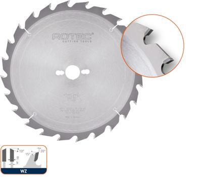 Rotec HM schulpzaag zonder anti-terugslag, ø370x4,2x30mm Z=26 WZ - 5541025