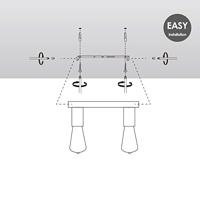 Light depot - opbouwspot Nitro 2 lichts - wit - Outlet - thumbnail