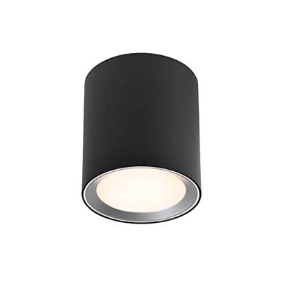 Kleine zwarte plafondlamp met ingebouwde LED lichtbron en Moodmaker Nordlux &apos;Landon 14&apos;