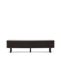 Kave Home TV-meubel 'Mailen' Essenhout, 200cm, kleur Donkerbruin - thumbnail