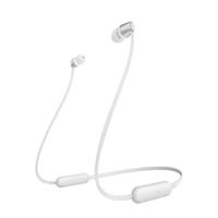 Sony WI-C310 draadloze in-ear hoofdtelefoon, 15 uur batterijduur, voice assistent, magnetische oordopjes, ontwerp met achter-the-neck, geïntegreerde headset-functie, headset met microfoon, wit - thumbnail