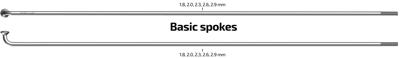 Roland Spaken 258-13 sapim leader ø2.33mm fg 2,6 - rvs (100 stuks)
