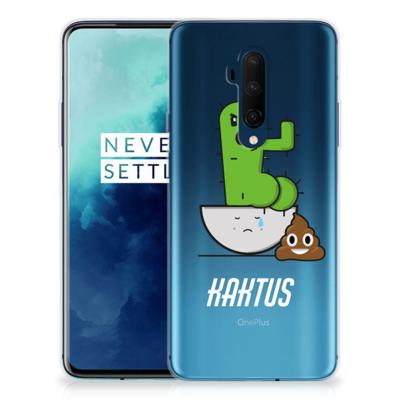 OnePlus 7T Pro Telefoonhoesje met Naam Cactus Poo