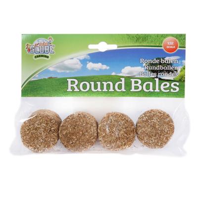 Kids Globe ronde balen 4stuks 1:32 - thumbnail