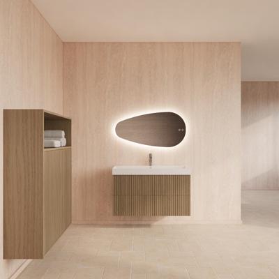 Badmeubelset Gliss Design Hybris Corn Silk Met Wastafel 100 cm