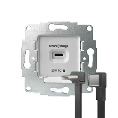 Smart Things AC/DC-inbouwnetvoeding 20 W 3 A USB Power Delivery (USB-PD) Smart Things AC/DC-inbouwnetvoeding 20 W 3 A USB Power Delivery (USB-PD)