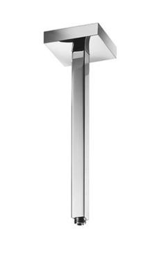 Plafonduitloop Hotbath Mate 30 cm Vierkant Verzwaard Geborsteld Nikkel