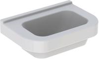 Geberit 300 Basic fontein zonder kraangat met overloop 36x25x15cm wit s8400115000g - thumbnail
