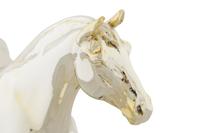 Decoratieve figuren DKD Home Decor Paard Zwart Gouden Hars (30 x 11,5 x 26 cm) - thumbnail