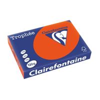 Clairefontaine Trophée Intens, gekleurd papier, A4, 120 g, 250 vel, kardinaalrood - thumbnail
