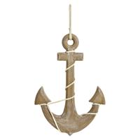 Ankerhanger van hout, bruin (B/H/D) 42x60x3 cm - thumbnail