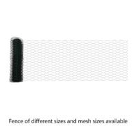 VidaXL Hexagon hek groen 0,8 x 50 m pvc - thumbnail