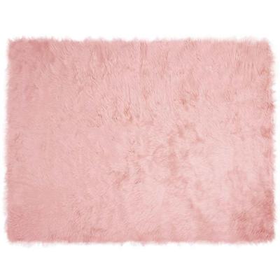 Nep Schapenvacht Tapijt Tafalla Roze 240 x 340 cm Polyester