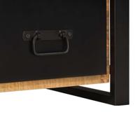 VidaXL Kledinghouder met lade bruin 40 x 40 x 90 cm massief mango hout - thumbnail