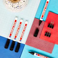 Viltstift edding 404 rond 0.75mm zwart | 10 stuks - thumbnail