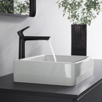 Wastafelmengkraan Talis E 240 HansGrohe Eengreeps met Trekwaste Mat Zwart - thumbnail