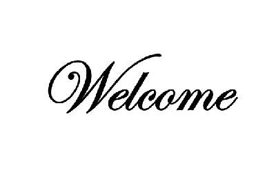 Welcome - Muursticker Welcome - Muursticker