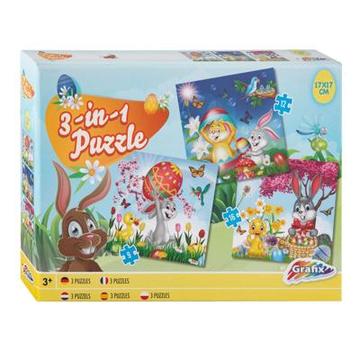 Grafix legpuzzel pasen 3in1