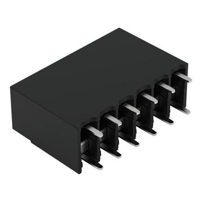 WAGO 2086-1106 Printklem 1.50 mm² Aantal polen 6 Zwart 1 stuk(s)