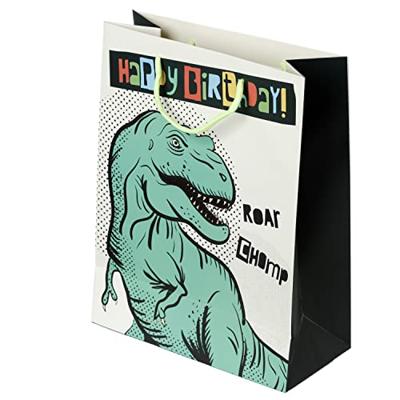 Happy Birthday Dinosaurussen - Cadeautasje Large