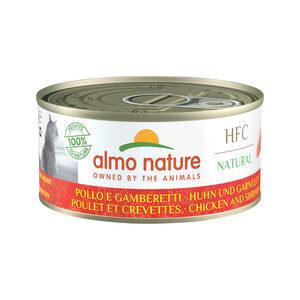Almo Nature HFC Natural kip met garnalen natvoer kat (150 g) 12 x 150 g