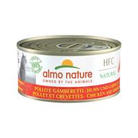 Almo Nature HFC Natural kip met garnalen natvoer kat (150 g) 12 x 150 g - thumbnail