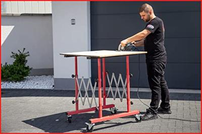 KS Tools NEW-52567 Universele telescopische multifunctionele wagen, 257-1380mm