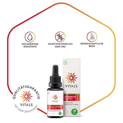 Vitamine D3 druppels 25 mcg - thumbnail