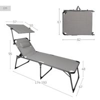 Hangmat Aktive 193 x 48 x 67 cm - thumbnail