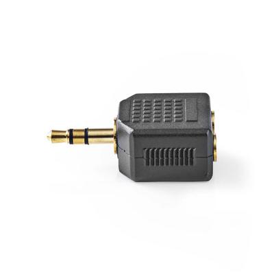 Nedis Stereo-Audioadapter | 3,5 mm Male | 2x 3,5 mm Female | 10 Stuks | 1 stuks - CAGP22945BKG CAGP22945BKG - thumbnail