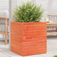 VidaXL Plantenbak 40x40x46 cm massief grenenhout wasbruin - thumbnail