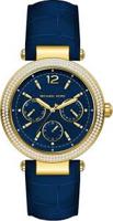 Horlogeband Michael Kors MK2545 Leder Blauw - thumbnail