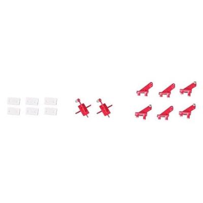 FMS - 90Mm Super Scorpion Control Horns Red (FMSRA111R)